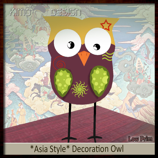 *Asia Style* Decoration Owl