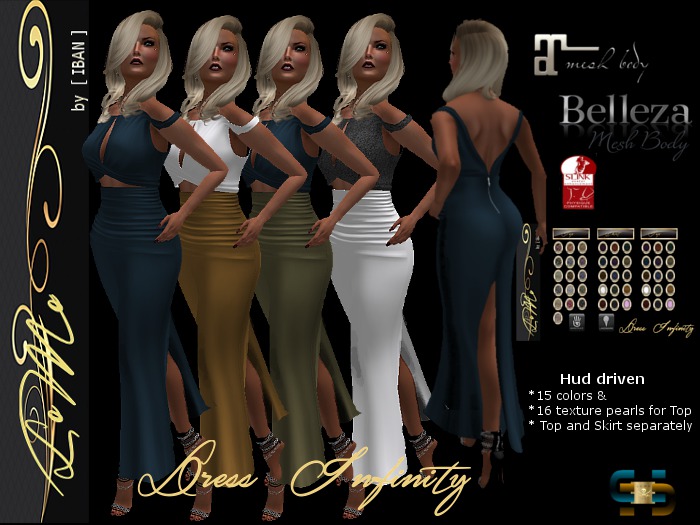 [ IBAN ] //006 MESH GOWN INFINITY MAITREYA SLINK BELLEZA