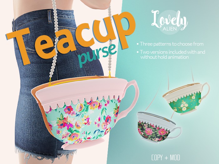 Lovely Alien - Teacup Purse - FATPACK