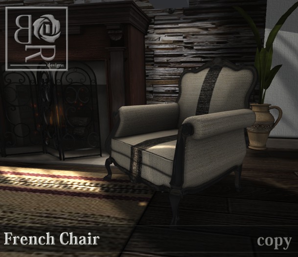 [BR] Berege Burlap Chair I