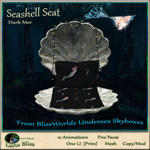 Seashell Seat - Dark Mer (boxed)