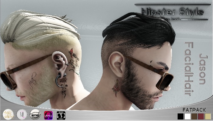 [Hipster Style] Jason Facial Hair FATPACK (Wear Me)