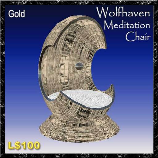 Meditation Chair - Gold