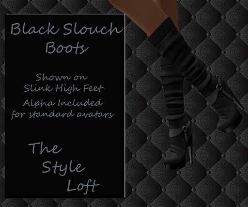 TSL - Black Slouch Boots