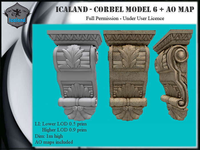 Icaland - Corbel Model 6 + AO map