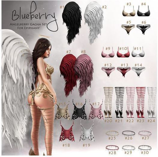 #10 Blueberry - Angelberry -Common- Bra - Lover -Maitreya-