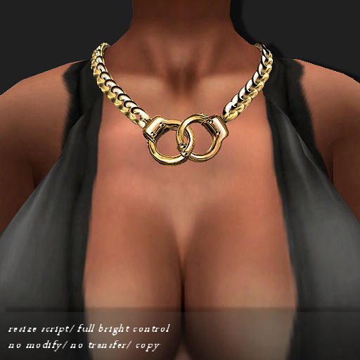[DEMO] Necklace Handcuff Gold       -RYCA-