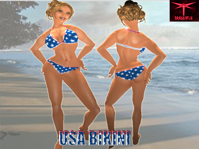USA Bikini DragonFly Designs