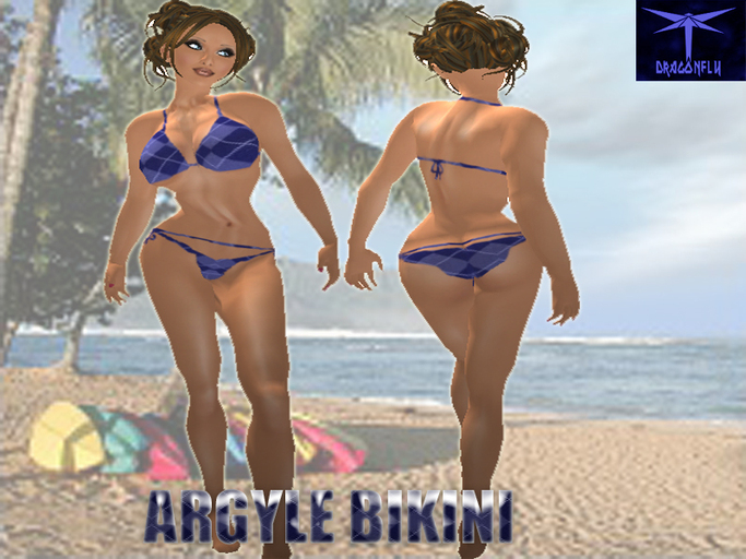 Arygle Bikini DragonFly Designs