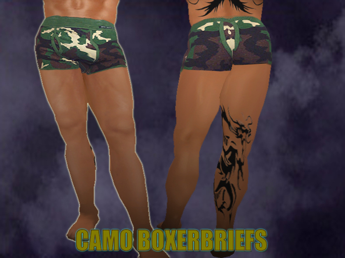 Camo Boxerbriefs DragonFly Designs