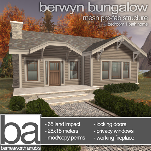 Second Life Marketplace [ba] berwyn bungalow packaged