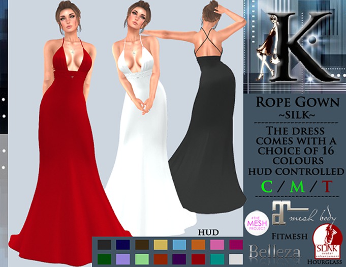 Keresma - Rope Gown - Silk