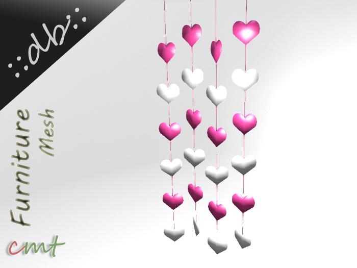 ::db:: Hanging Line of Hearts III