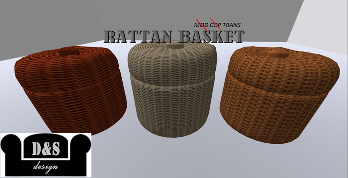 D&S design rattan basket 01 ,02 ,03