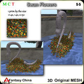 Fantasy China Mesh Swan Flowers s-5 copy /mod