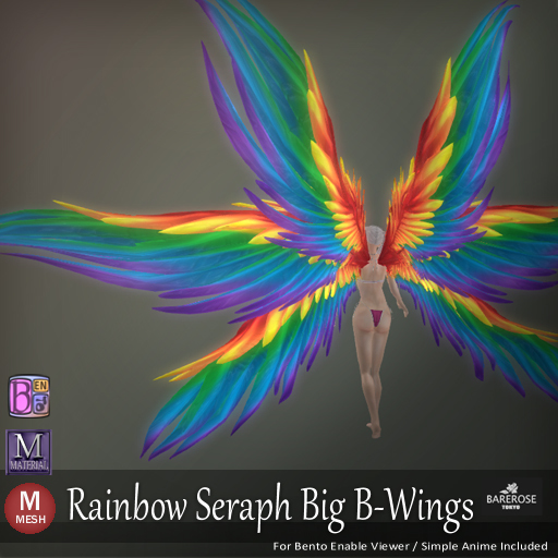 ::: B@R ::: Rainbow Seraph Big B-Wings (BENTO)