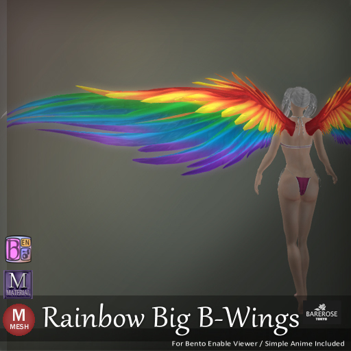 ::: B@R ::: Rainbow Big B-Wings (BENTO)
