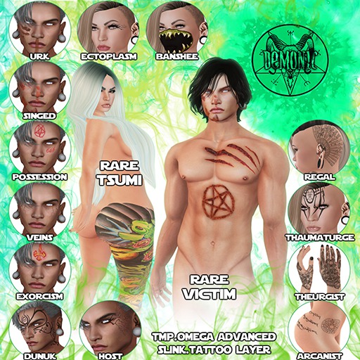 [Demonic] Victim Tattoo -boxed- RARE