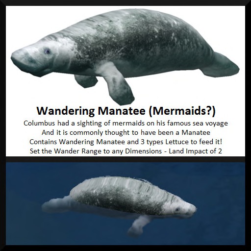 Second Life Marketplace - Wandering Manatee