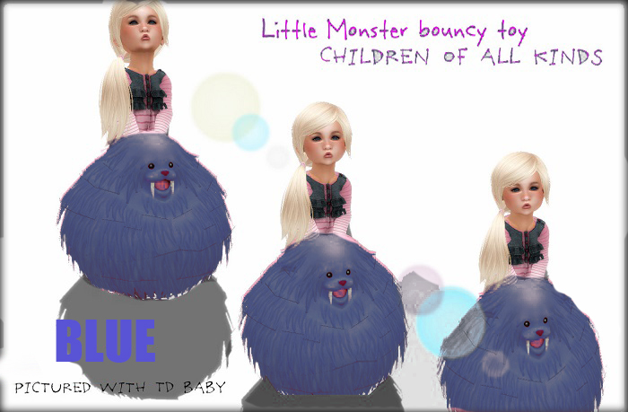 { TPT} Little Monster Bouncy_ Blue