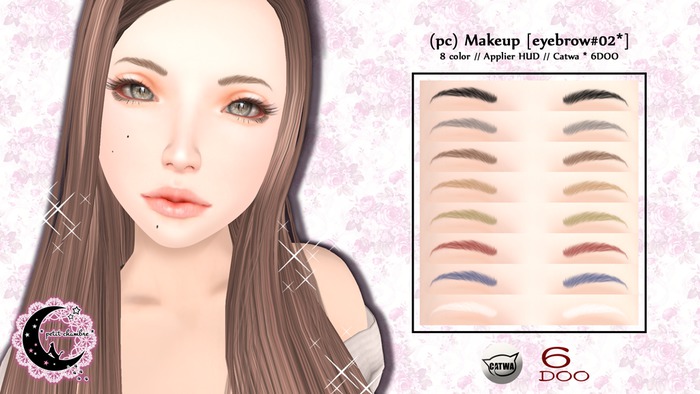 (pc) Makeup Eyebrows#02* [Catwa/6DOO]
