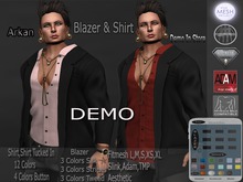 .::Arkan::. Joshy Blazer & Shirt + Fitted v2 {DEMO}
