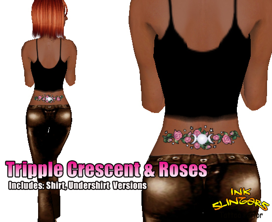 Tripple Crescent & Roses