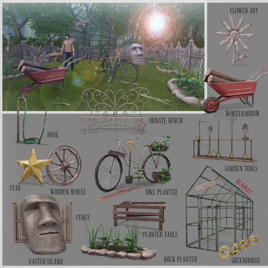 [Con.] Planter's Habitat - Ornate Bench