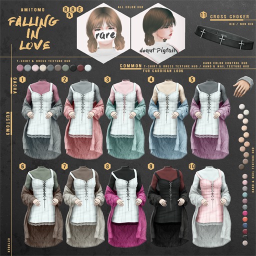 AMITOMO / Falling In Love GACHA / M / 5