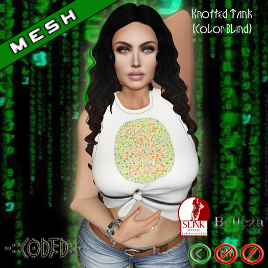 ..:: CODED ::.. Knotted Tank (Color Blind)