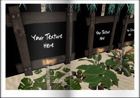 Second Life Marketplace - * New * Beach Tip jar Set * Menu Driven