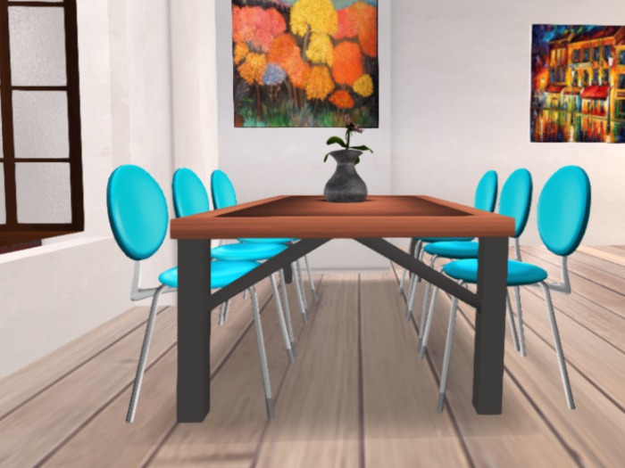 M.D Industrial dining set