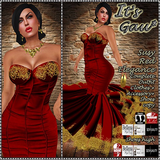 *It's Gau* Susy Red Elegance