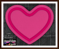 Valentines - Clipped Heart Rug 4