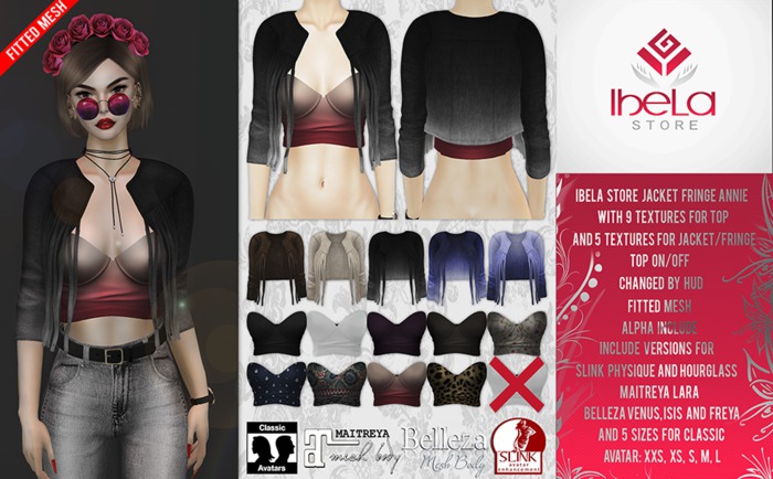 Ibela Store - Jacket Fringe Annie 2.0 (Upd. HUD)