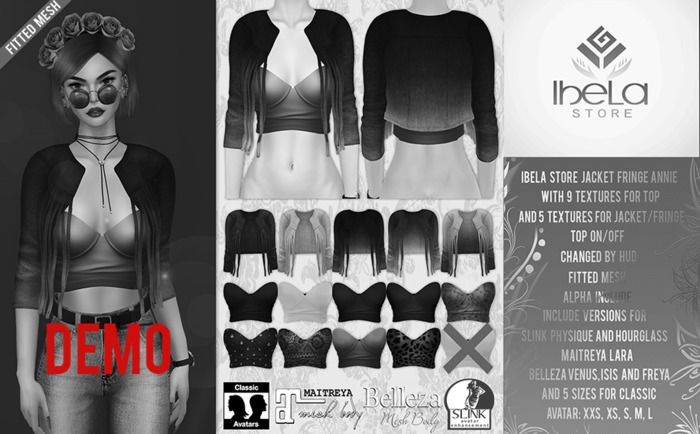DEMO Ibela Store - Jacket Fringe Annie 2.0 (Upd. HUD)