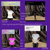 Team Bride Fat-Pac Bridal Party T-shirts (box)