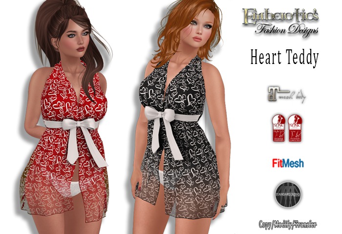 EFD_132 Heart Teddy