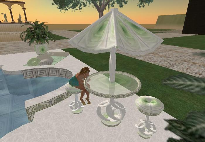 Beautiful Patio Table Set