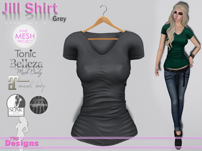Jill Shirt Grey