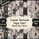 *Cupids Textures * 25 VAGUE HEART