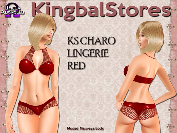 100 KS CHARO LINGERIE RED
