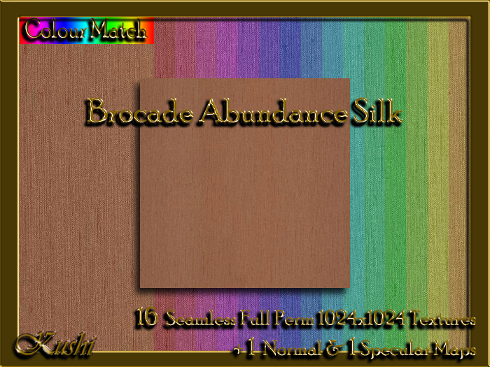 Brocade Abundance SILK Textures