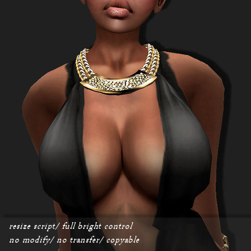 [DEMO] NECKLACE O-PIT GOLD         -RYCA-