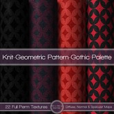 {L} Knit-Geometric Pattern V1-Gothic Palette