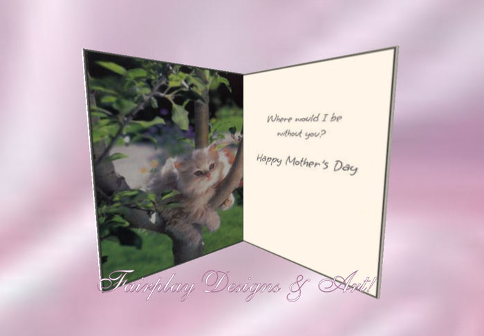 Mother's Day Card - 'Where would I be without you?'
