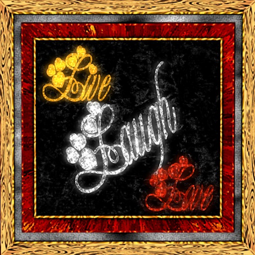 ! !SnS! Live Love Laugh (Framed/Resizable)