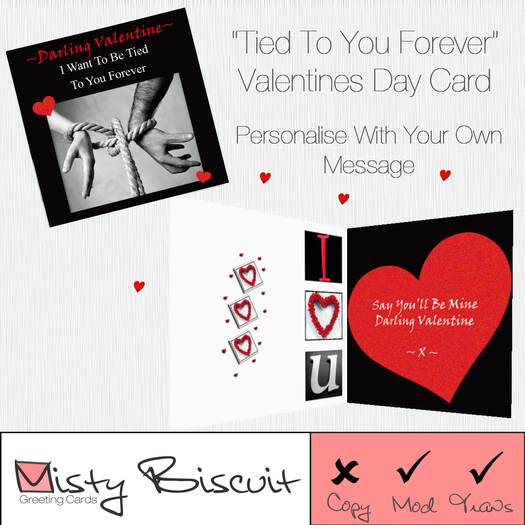 Valentines Card ~ Tied To You