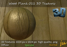 JU Wood Plank 011 3D Textures Full Perm