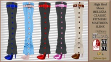 High Heel Shoes Gray and pink